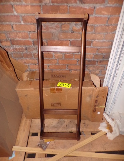 Wooden console TV stand, NIB