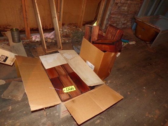 (2) Boxes of vintage hardware drawers