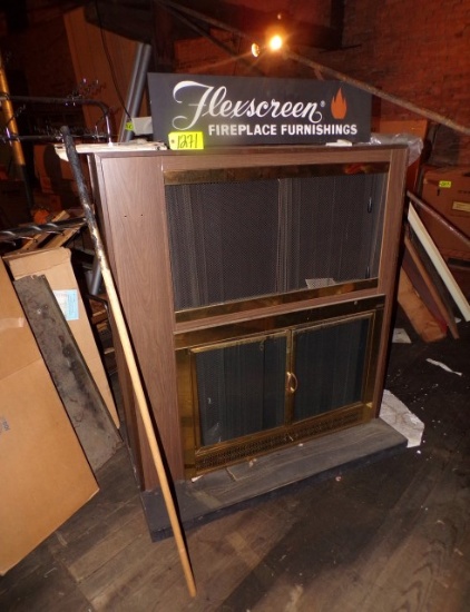 (8) Assorted fireplace screens