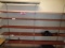 Wood shelving & wood brackets (Rm 320)