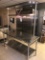 SS prep table w/ bottom shelf & pot rack, 6ft x 30in (kitchen)