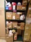 7ft metal storage shelving, no contents (Kitchen)