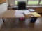 5ft x 30in Formica top work table & office chair (Rm 302)