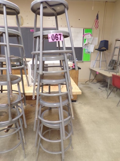 (6) Adj. shop stools (4th gr rm)