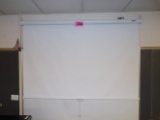 Da-Lite retractable projector screen (rm 311)