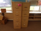 (2) 4-drawer metal file cabinets (Rm 313)