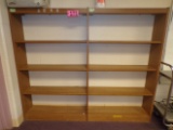 5ft wooden shelf (Library)
