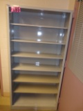 6ft metal shelving unit (library)