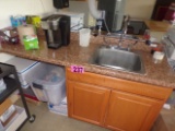 (2) Countertop sink & cabinet 6ft x 2ft (Rm 320)