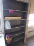 6ft metal bookshelf (Rm 320)