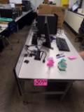 (5) 5ft x 30in computer lab tables (Tech rm)