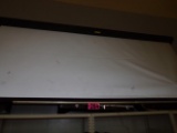 Da-Lite 10ft retractable projector screen (Gym)