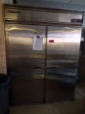 Vicotry commercial SS refrigerator w/ digital thermo, 68in x 98in x 32in (K