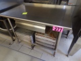 SS Prep table 4ft x 30in (Kitchen)
