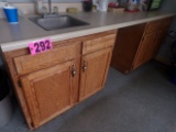 Counter top/sink/oak cab. 8ft x 26in (Faculty lounge)