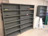 13ft x 6ft Metal bookshelves (between 301 & 4th gr rm)