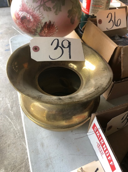 Copper spittoon