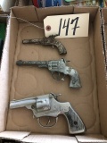 (3) Old pistols