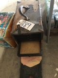 Antique carrying storage box
