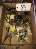 Old keys & spoons, glasses, etc