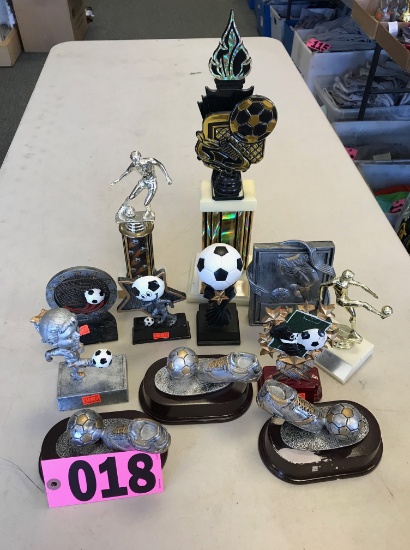 Assrtd. soccer trophies
