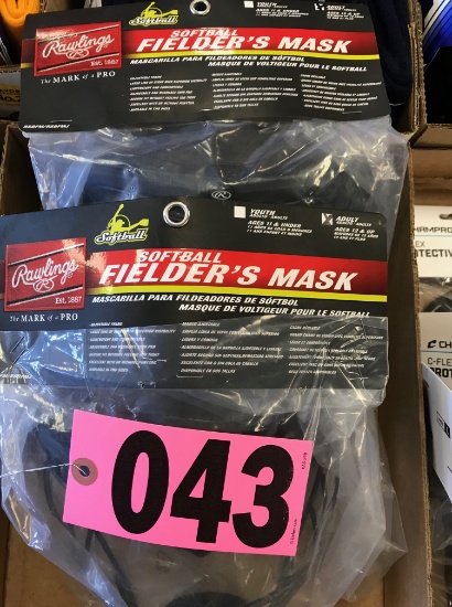 (2) Adult softball fielders masks