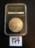 1924 Uncirculated Peace dollar