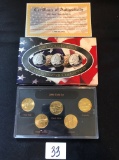 2001 Gold Edition State Quarter Set w/ COA