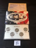 2003 Platinum Edition Sttae Quarter Set w/ COA