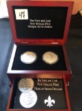 The First & Last New Orleans Mint 1879 & 1904 Morgan Silver dollars w/ box