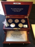 The Complete Uncirculated Morgan Silver Dollars collection w/ box & key: 18