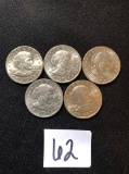 (4) 1979 Liberty dollars & (1) 1980 Liberty dollar