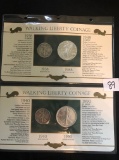Walking Liberty Coinage: 1938 & 1958 and 1940 & 1990