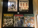 (1) Hall of Fame National Baseball & (4) Memories & Dreams magazines