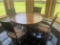 Round dinette set w/ 4 chairs - NO SHIPPING NO SHIPPING