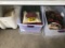 (3) Tubs of Christmas décor  NO SHIPPING