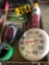 Bug fogger, thermometer, alarm clock  NO SHIPPING