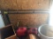 (2) Gas cans, hose, broom  NO SHIPPING