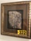 Framed stone art  NO SHIPPING