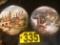 (2) Bradford Exchange Russian comm. Plates  NO SHIPPING
