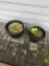 (2) Flower pots  NO SHIPPING