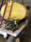 1000 gal poly tank on wagon w/ generator, hose, & pump  NO SHIPPING