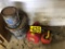 Grease gun & (2) gas cans  NO SHIPPING