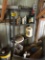 Contenst under skid loft: Shelving, wood birdhouses, scraps NO SHIPPING
