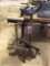 Work stands, log chain, & (2) squares  NO SHIPPING