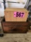Winchester antique ammo storage box & wood box  NO SHIPPING
