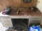 Metal desk & contents  NO SHIPPING