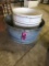 Large galvanized tub & (2) large plastic buckets  NO SHIPPING