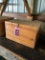 Wood storage box  NO SHIPPING