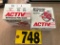 2 boxes 16G Active 2 3/4'' game load Shipping available at buyer's expense.